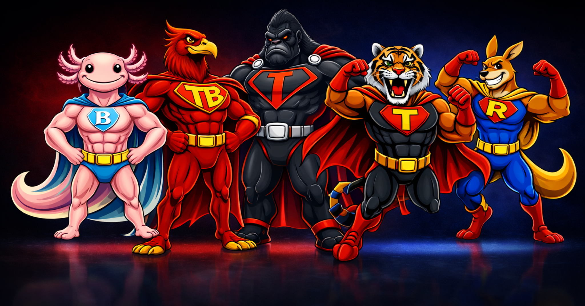 The PEPPYS super-animal specimen line-up